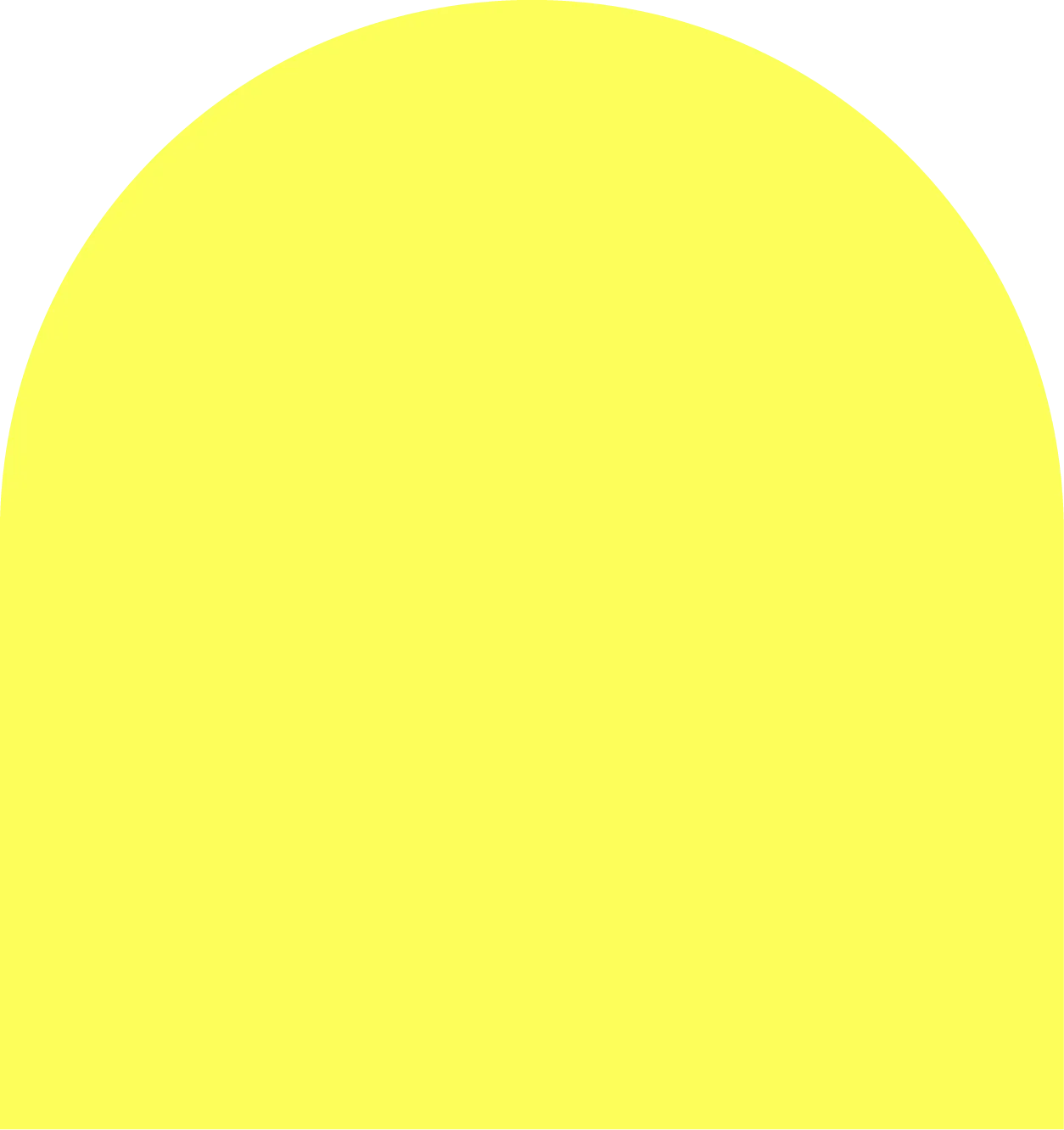 A yellow dome.